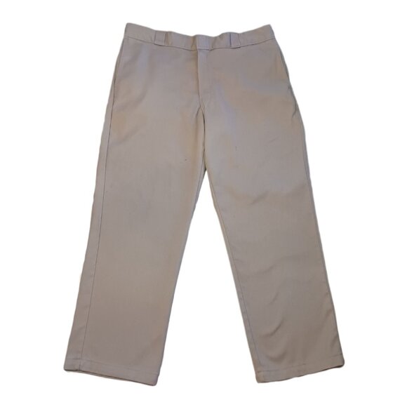 Dickies Mens 38 Work Pants Khaki 874 Original Fit Flex Movement Mens 38 READ - Picture 11 of 14